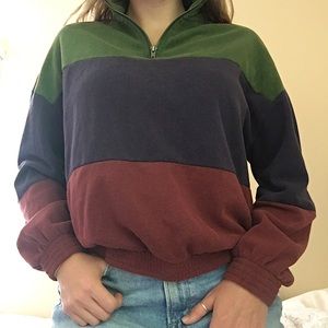 Pacsun LA Hearts Quarter-Zip Jacket